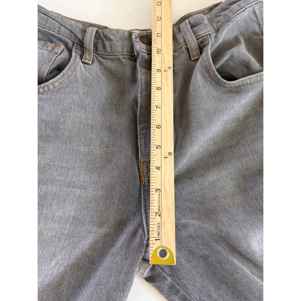 We The Free Womens Barrel Jeans Gray Cropped Wide Leg Denim Size 27 Boho - Picture 9 of 9